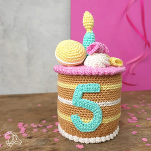 Hardicraft Crochet Kits -  CAKE WITH NUMBERS