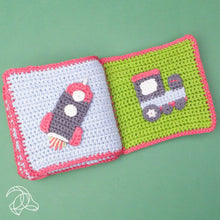 Load image into Gallery viewer, Hardicraft Crochet Kits -  BABY SOFT BOOK “VEHICLES”