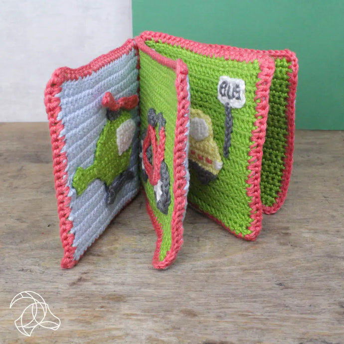 Hardicraft Crochet Kits -  BABY SOFT BOOK “VEHICLES”