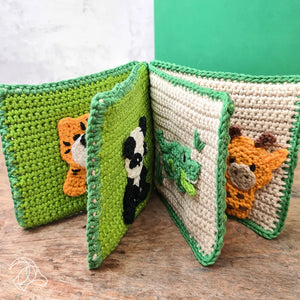 Hardicraft Crochet Kits -  BABY SOFT BOOK “JUNGLE”