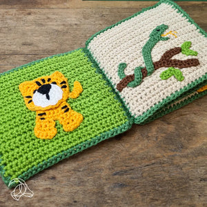Hardicraft Crochet Kits -  BABY SOFT BOOK “JUNGLE”