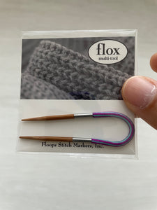 Floops Stitch Markers Flox - Flexible Multi-Tool for Crochet and Knitting