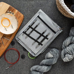 Knitpro Karbonz Interchangeable Knitting Needles Set (Starter) - Old Edition