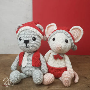 Hardicraft Crochet Kits - CHRISTMAS MOUSE