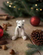 Load image into Gallery viewer, TOFT Mini Piotr the Polar Bear Crochet Kit