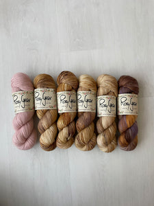 Rosy Yarn Hand-Dyed - CozyBio