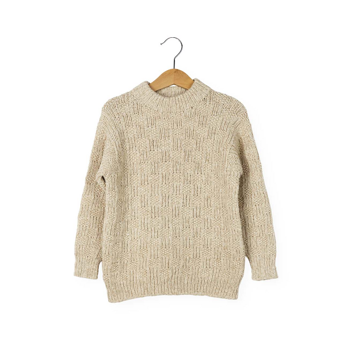 Isager Knit Patterns - Relief Sweater (Kids) by Marianne Isager