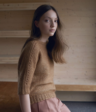 Load image into Gallery viewer, Isager Knit Patterns - SSK (Slip, Slip, Knit) Blouse by Helga Isager