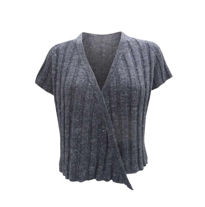 Isager Knit Patterns - Wrap Top by Marianne Isager